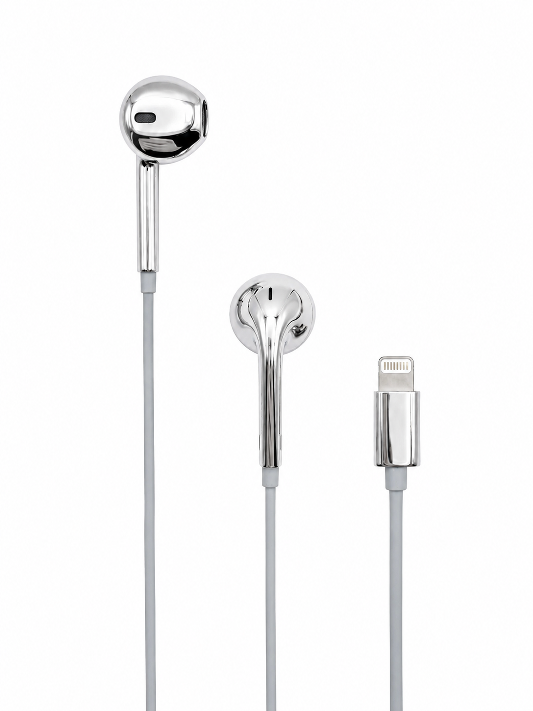 WIRED 01 Ohrhörer in Chrom mit Kabel